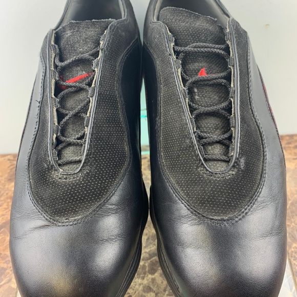 Nike Gore-Tex Black Leather Lace Up Golf Shoe 8.5M - Picture 3 of 8
